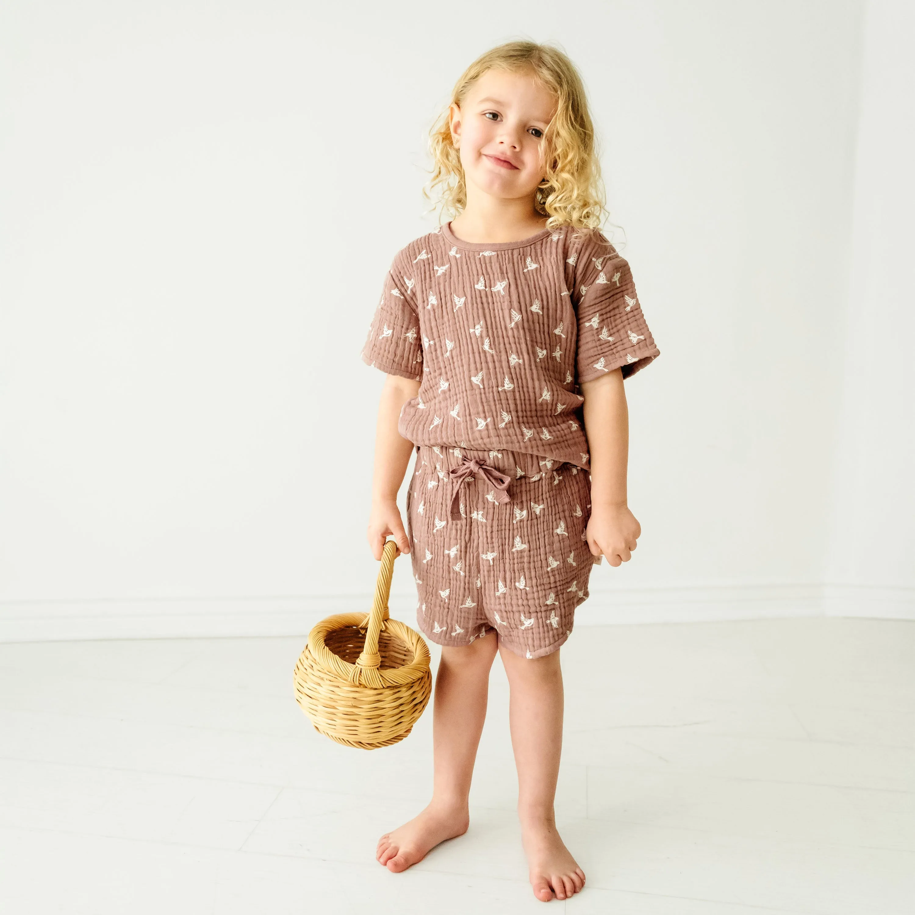 Organic Baby Toddler and Shorts Set - Flock