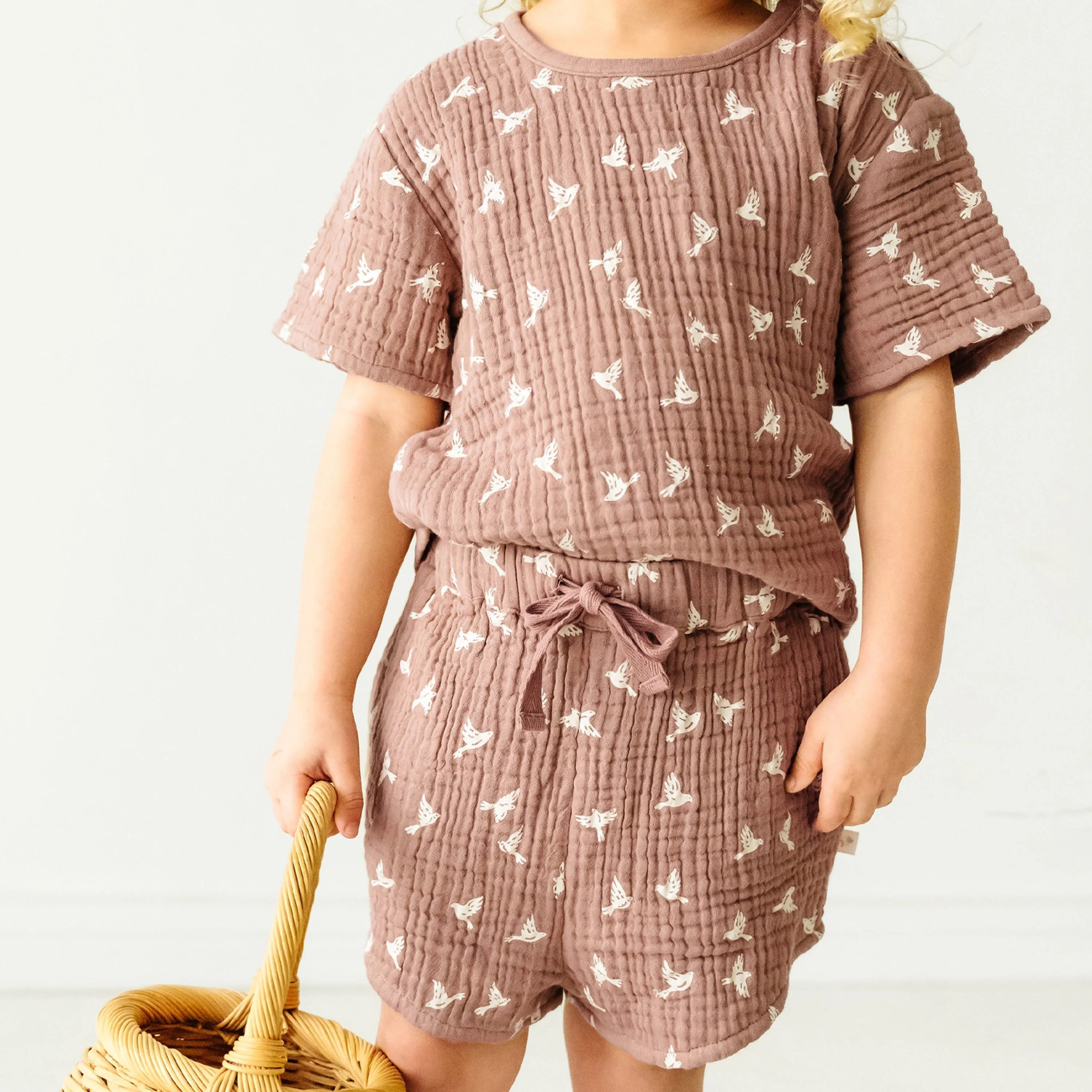 Organic Baby Toddler and Shorts Set - Flock