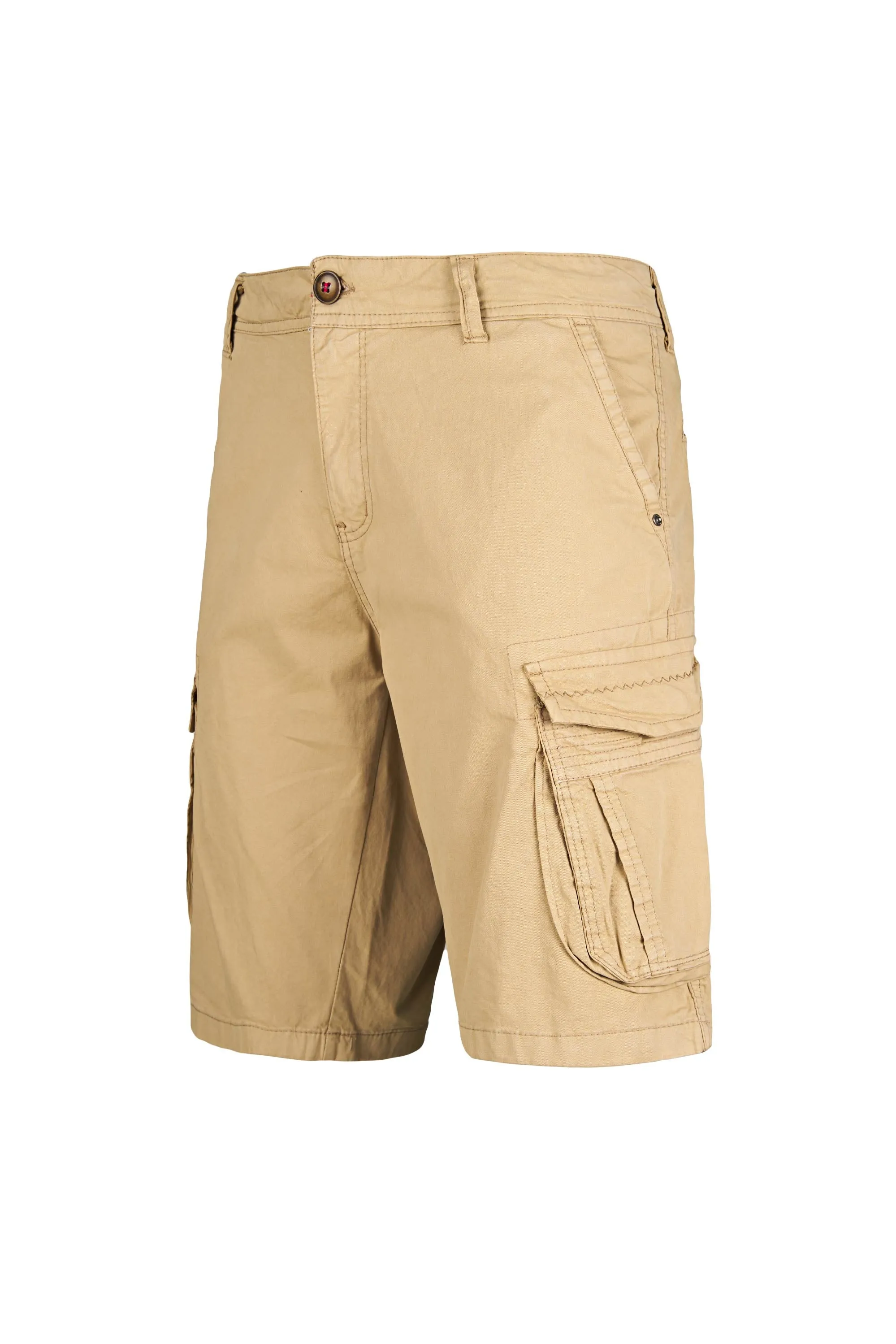 Piquet Cotton Cargo Shorts