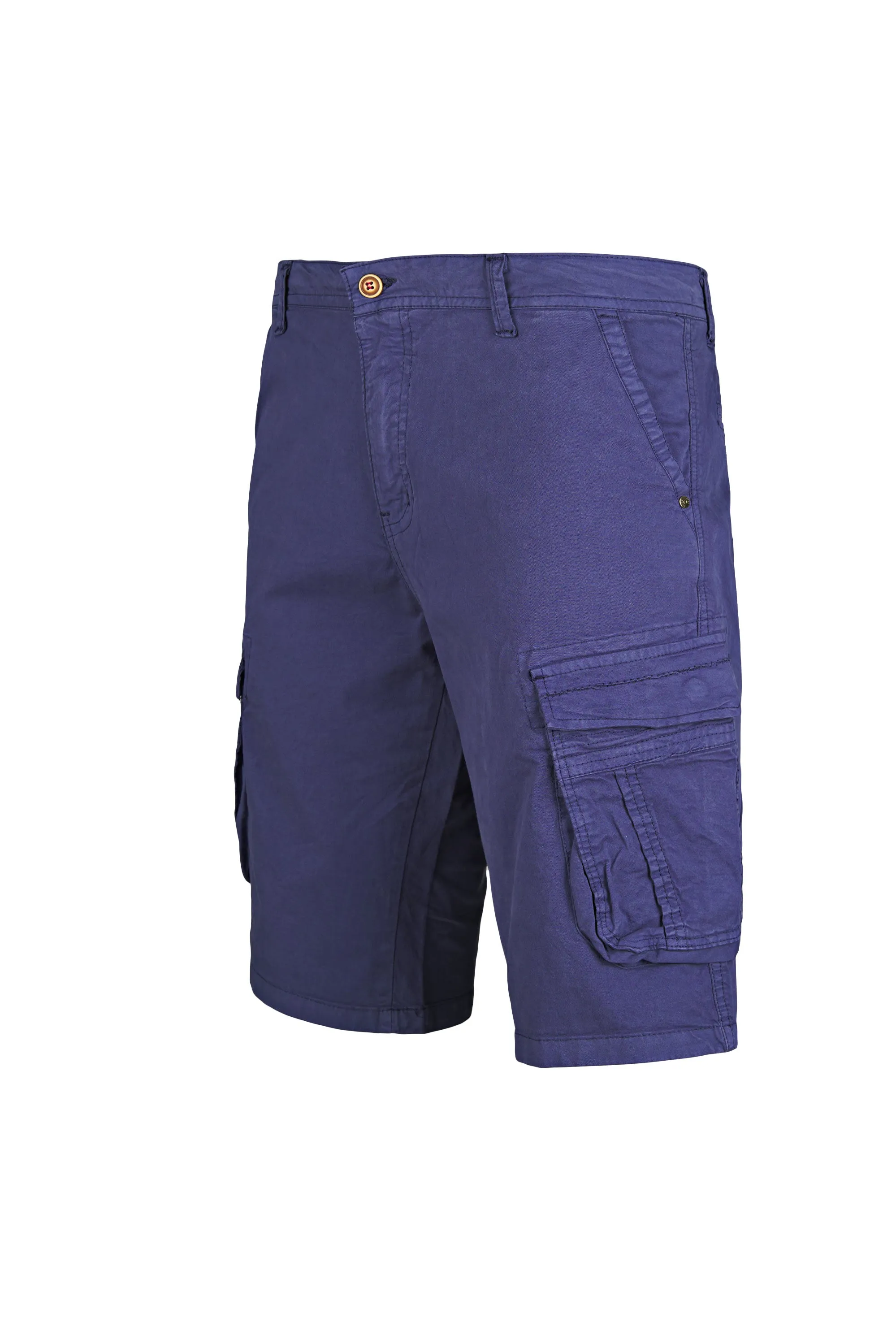 Piquet Cotton Cargo Shorts