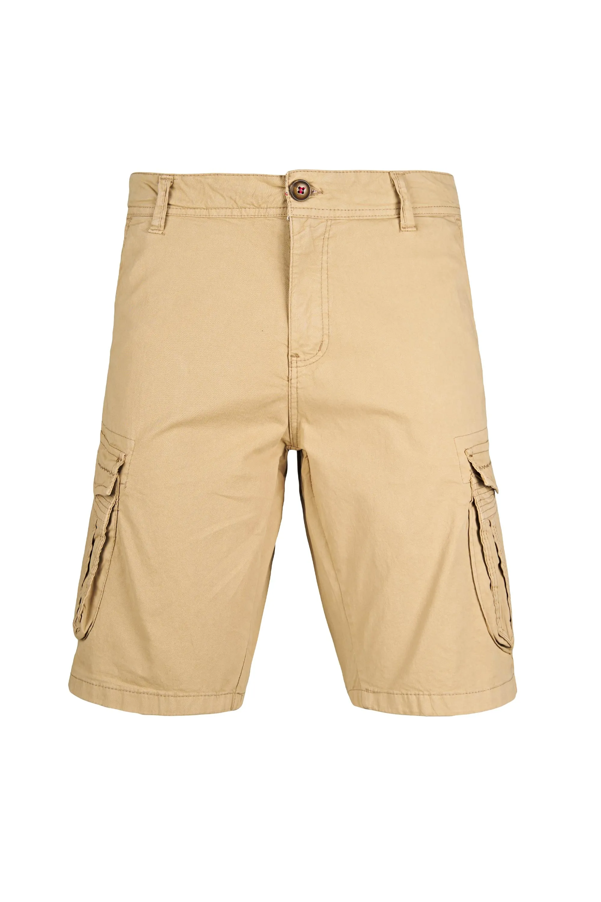 Piquet Cotton Cargo Shorts