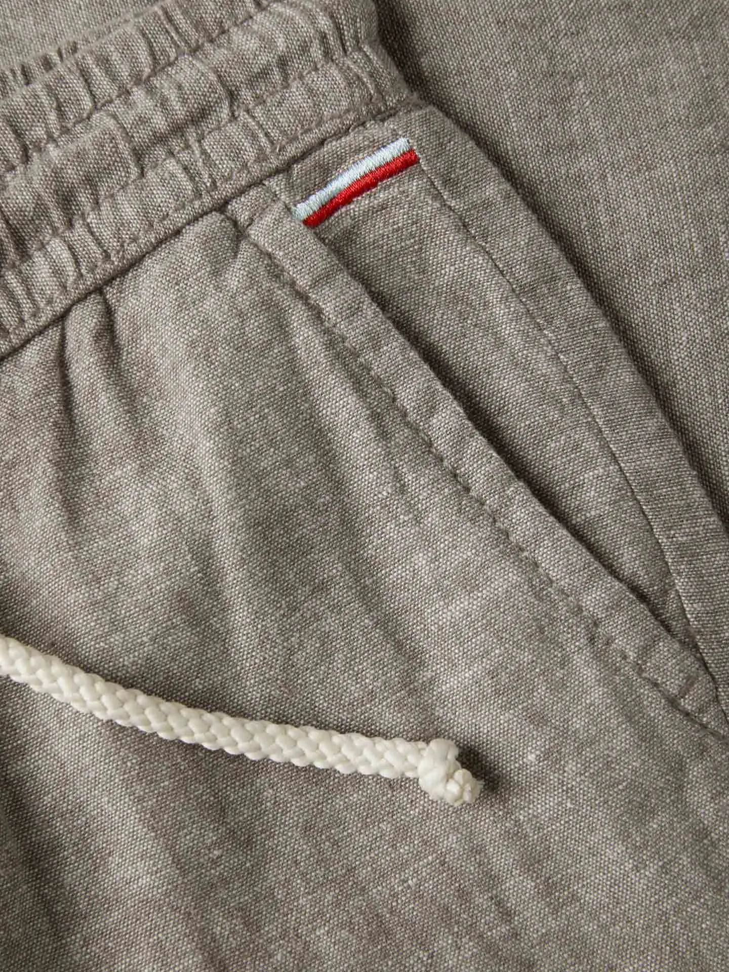 Relaxed Linen Chino Trousers