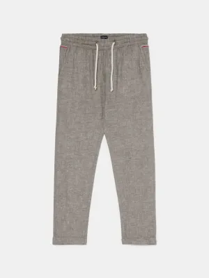 Relaxed Linen Chino Trousers