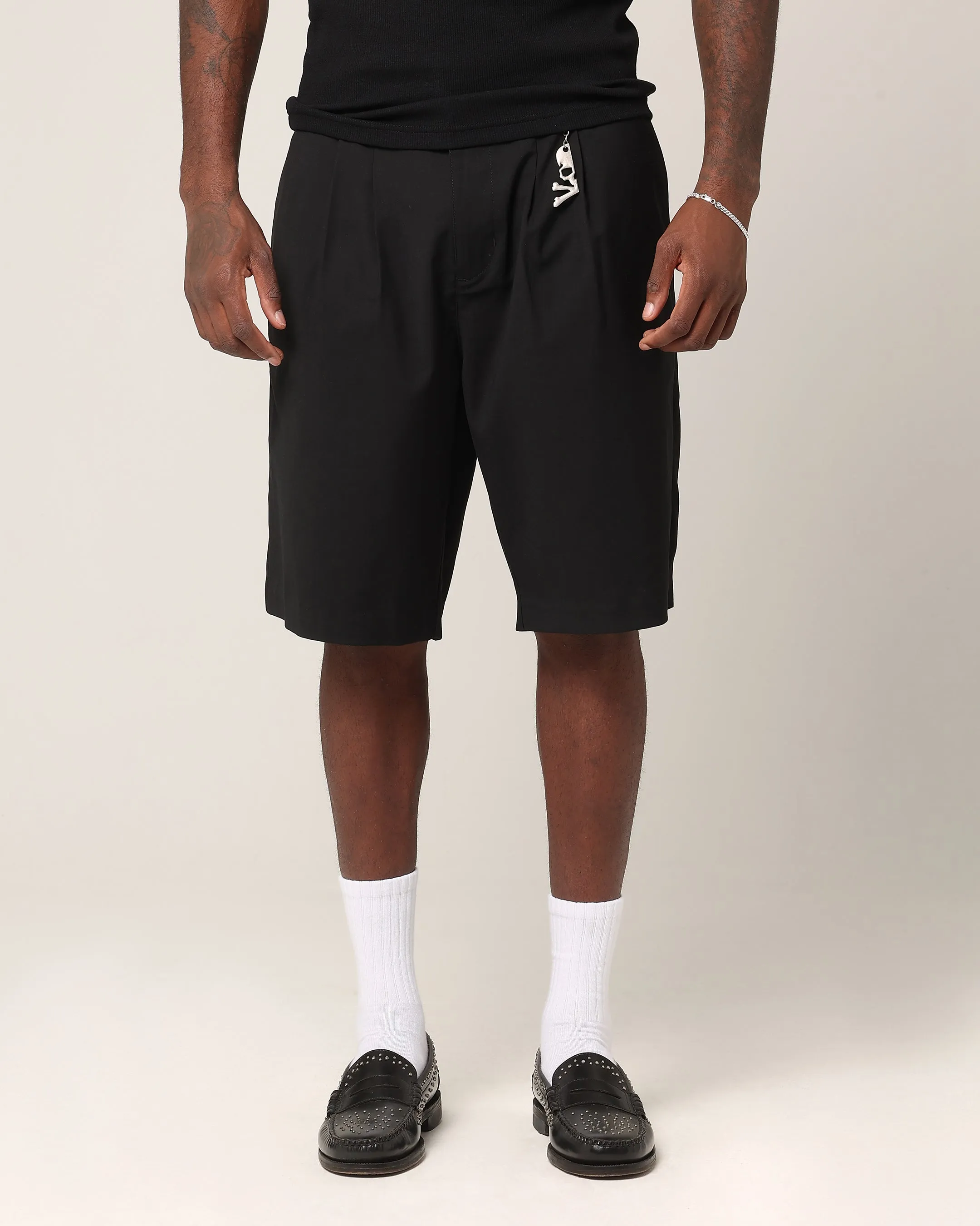 Saint Morta Baggy Trouser Shorts Black