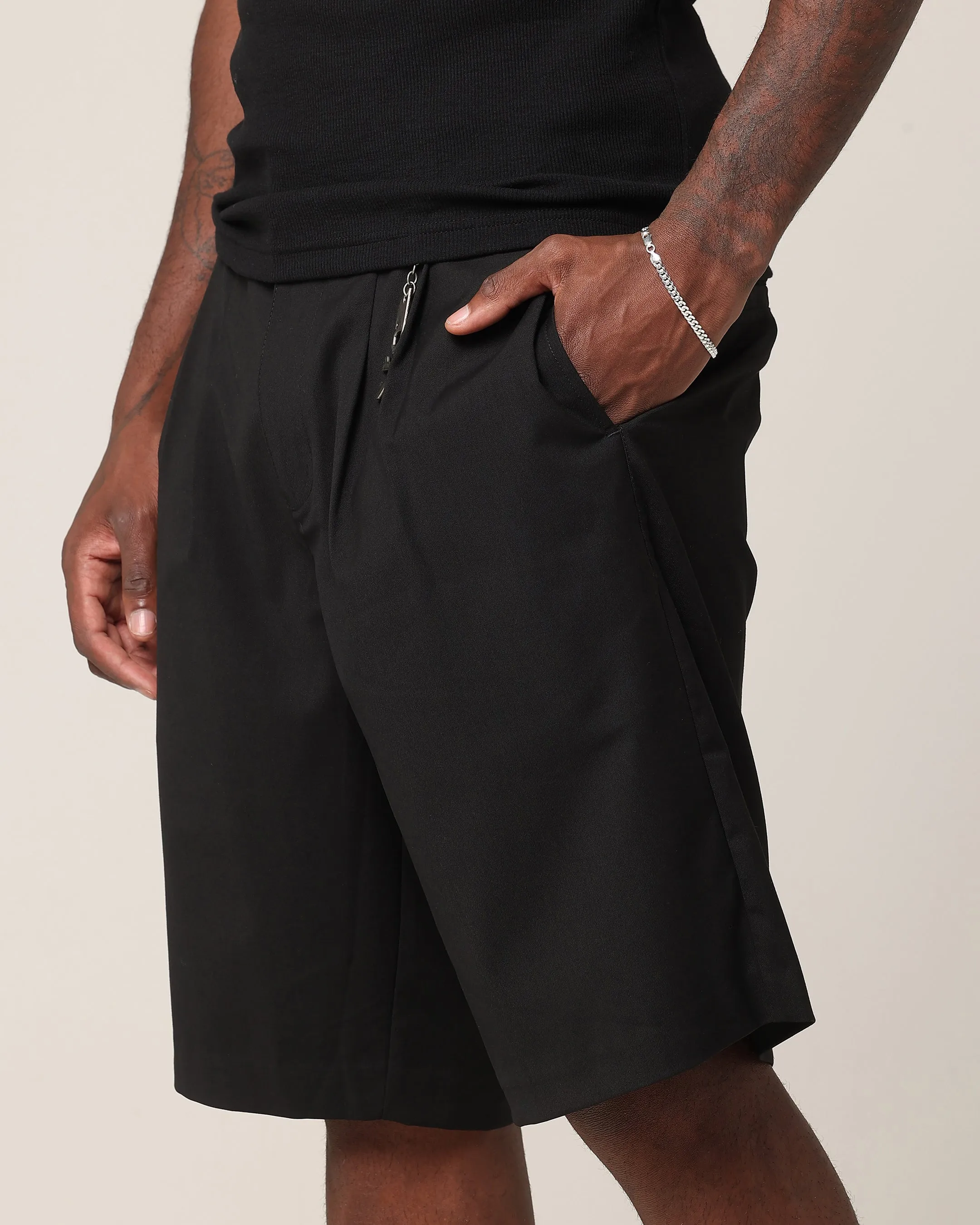 Saint Morta Baggy Trouser Shorts Black