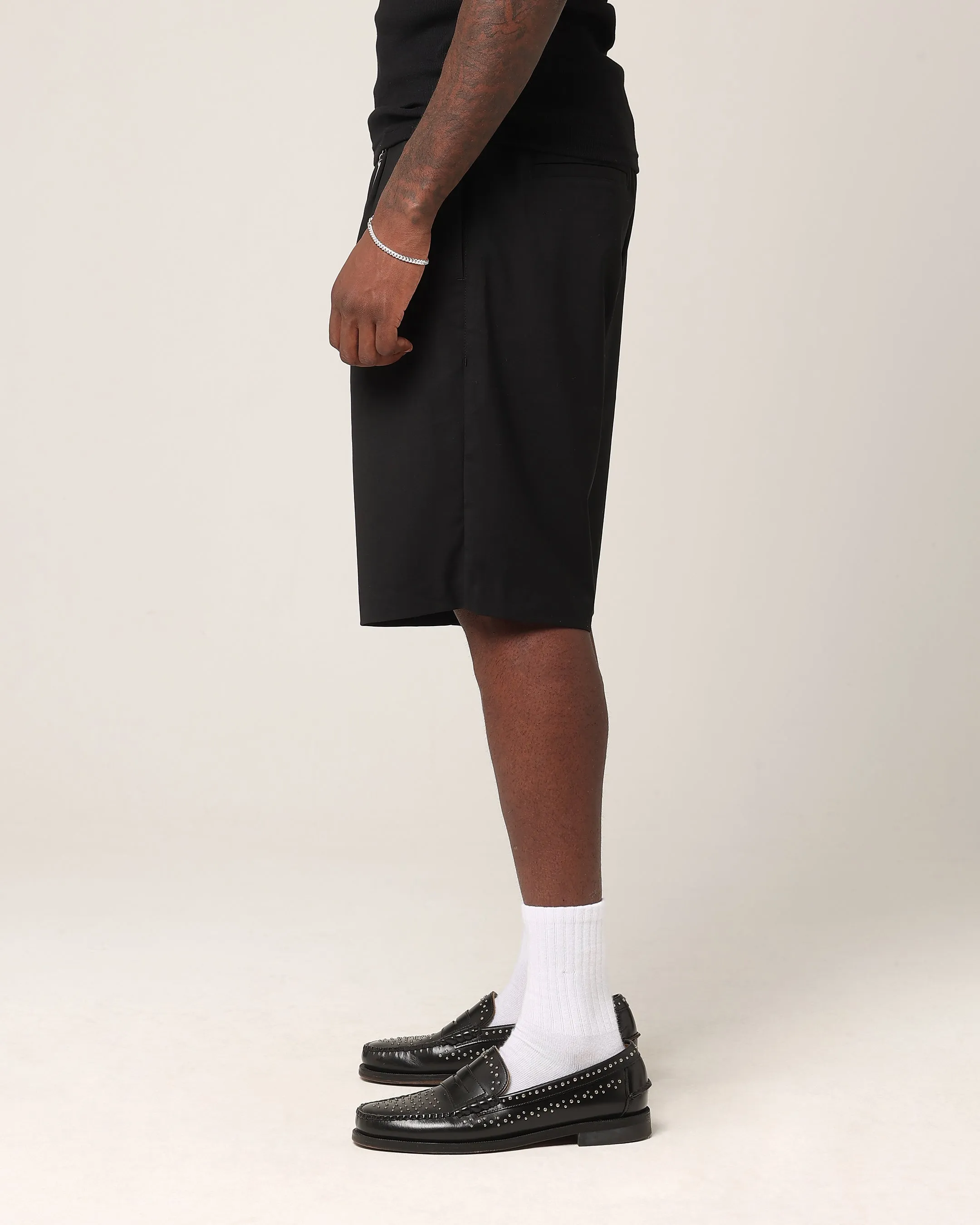 Saint Morta Baggy Trouser Shorts Black