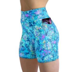 Spacefish Army Eco-Friendly Turtle Tie Dye Shorts