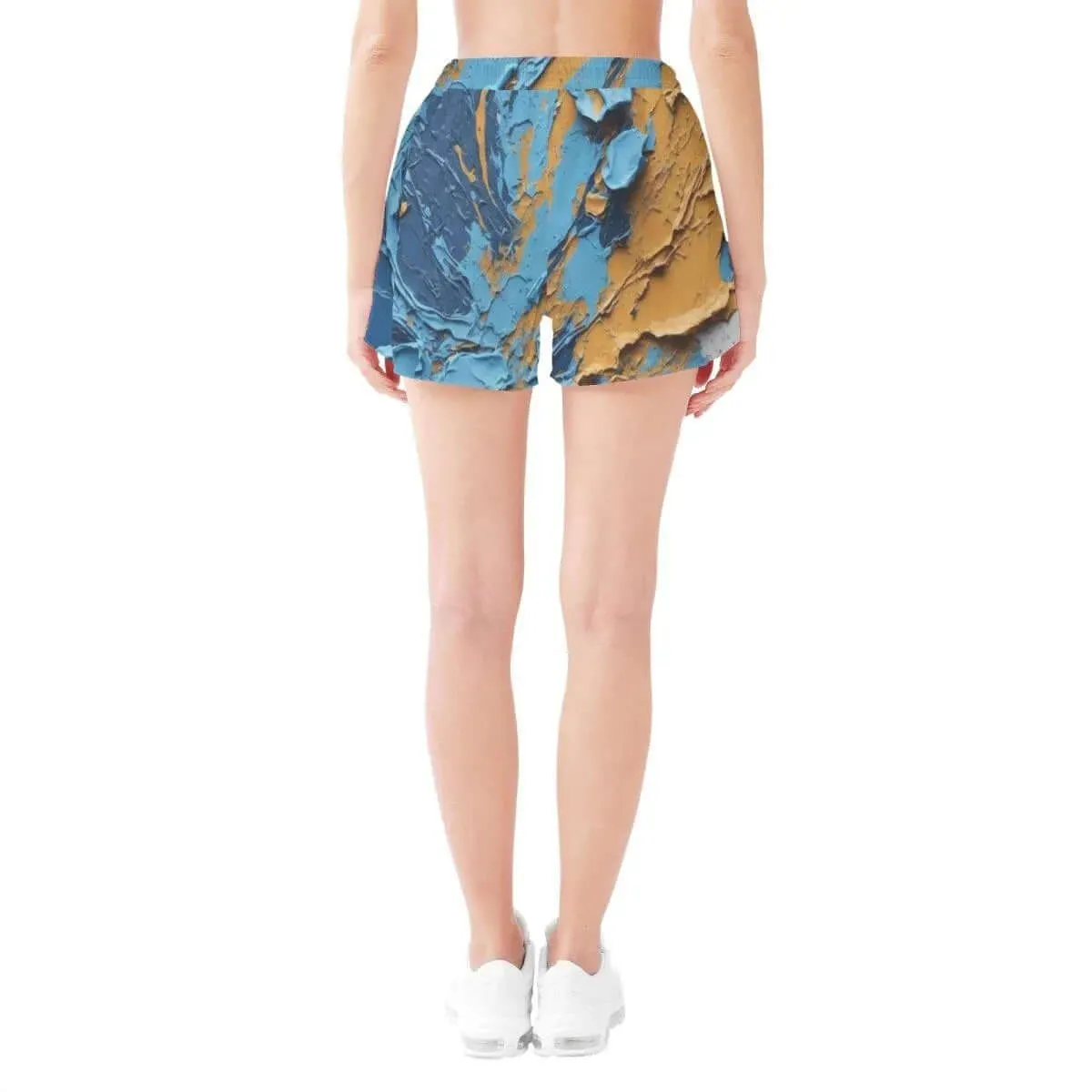 Splatter Paint Women's Beach Shorts