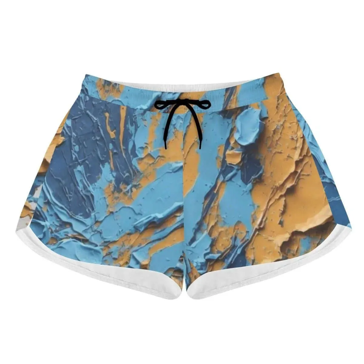 Splatter Paint Women's Beach Shorts