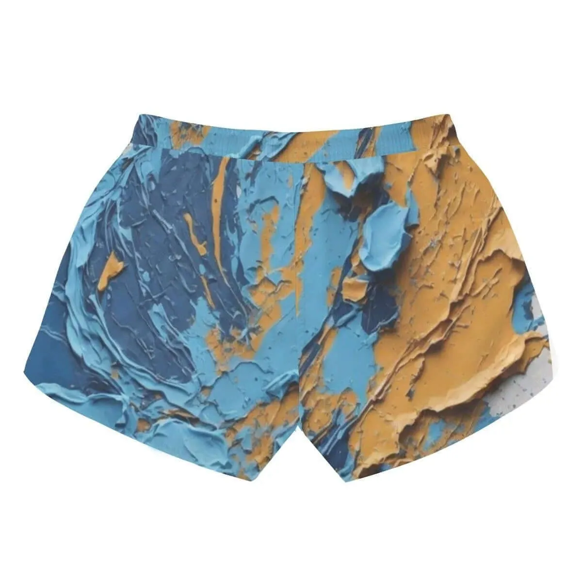 Splatter Paint Women's Beach Shorts