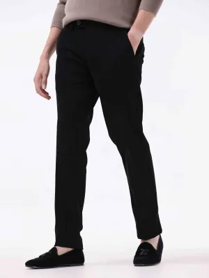 Statement Corduroy Black Pant