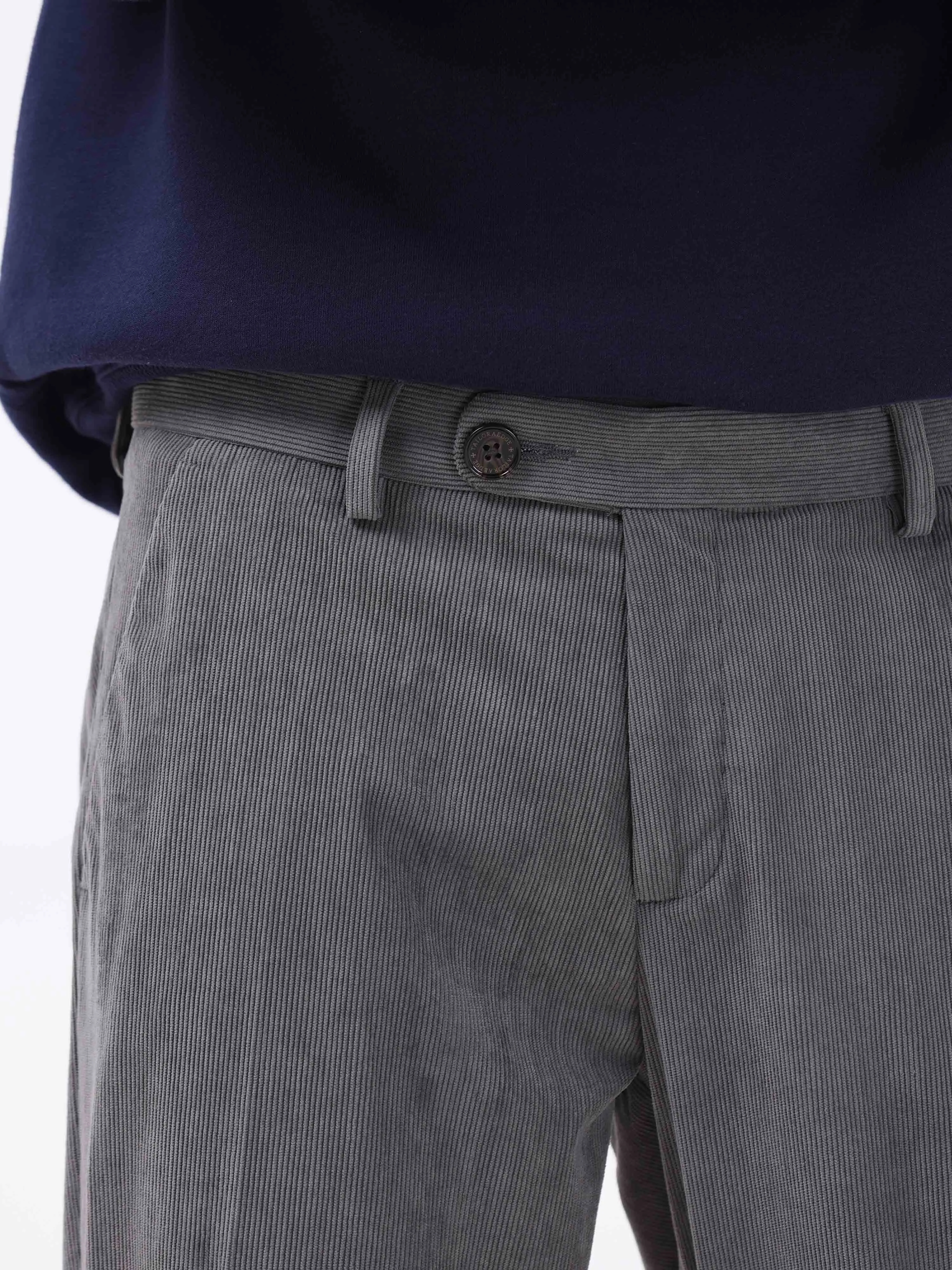 Statement Corduroy Grey Pant