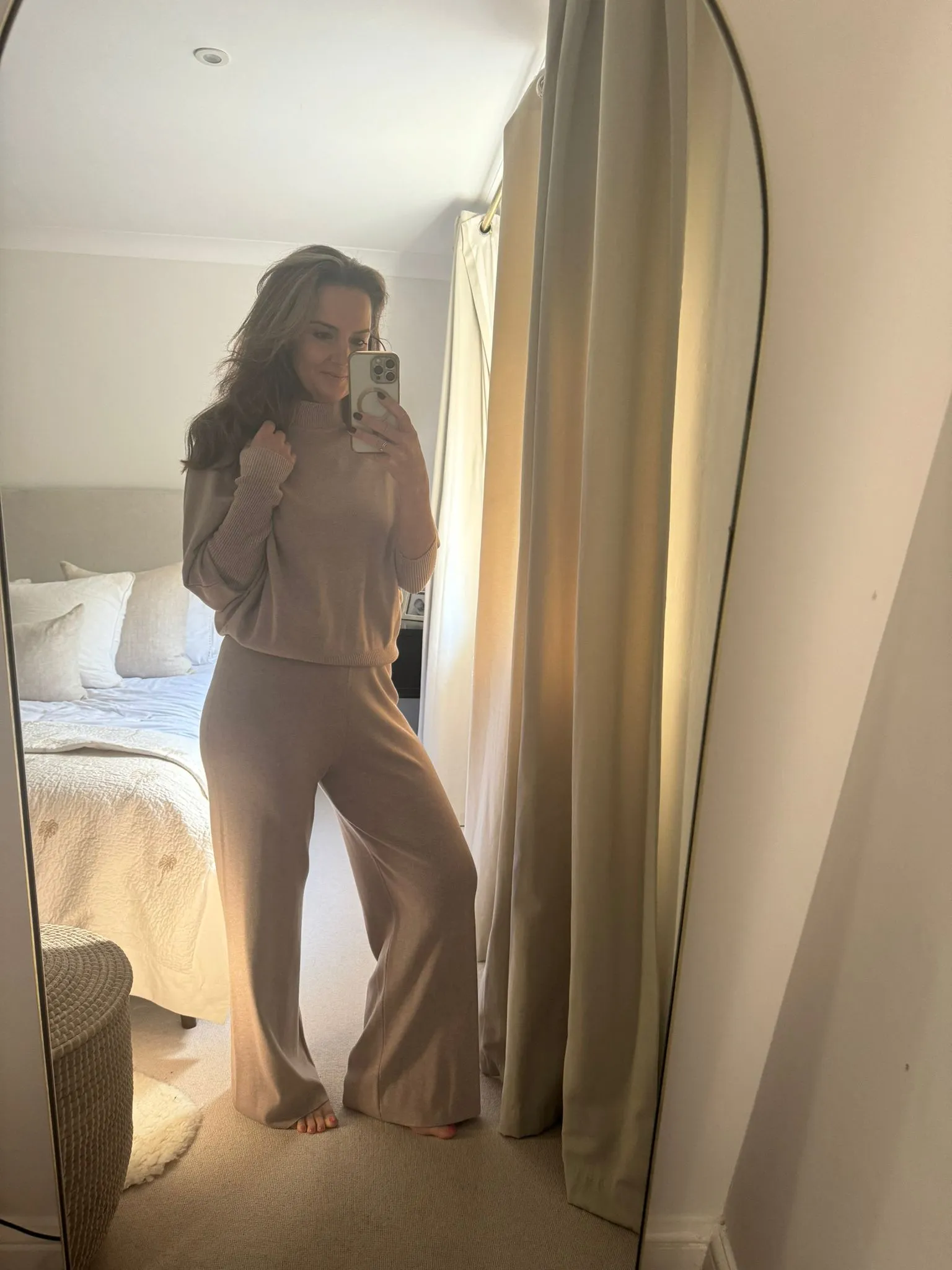 Taupe Co ord Trouser Set