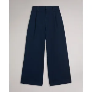 Women Wmt-Steviey-Wide Leg Trouser - Dk-Navy