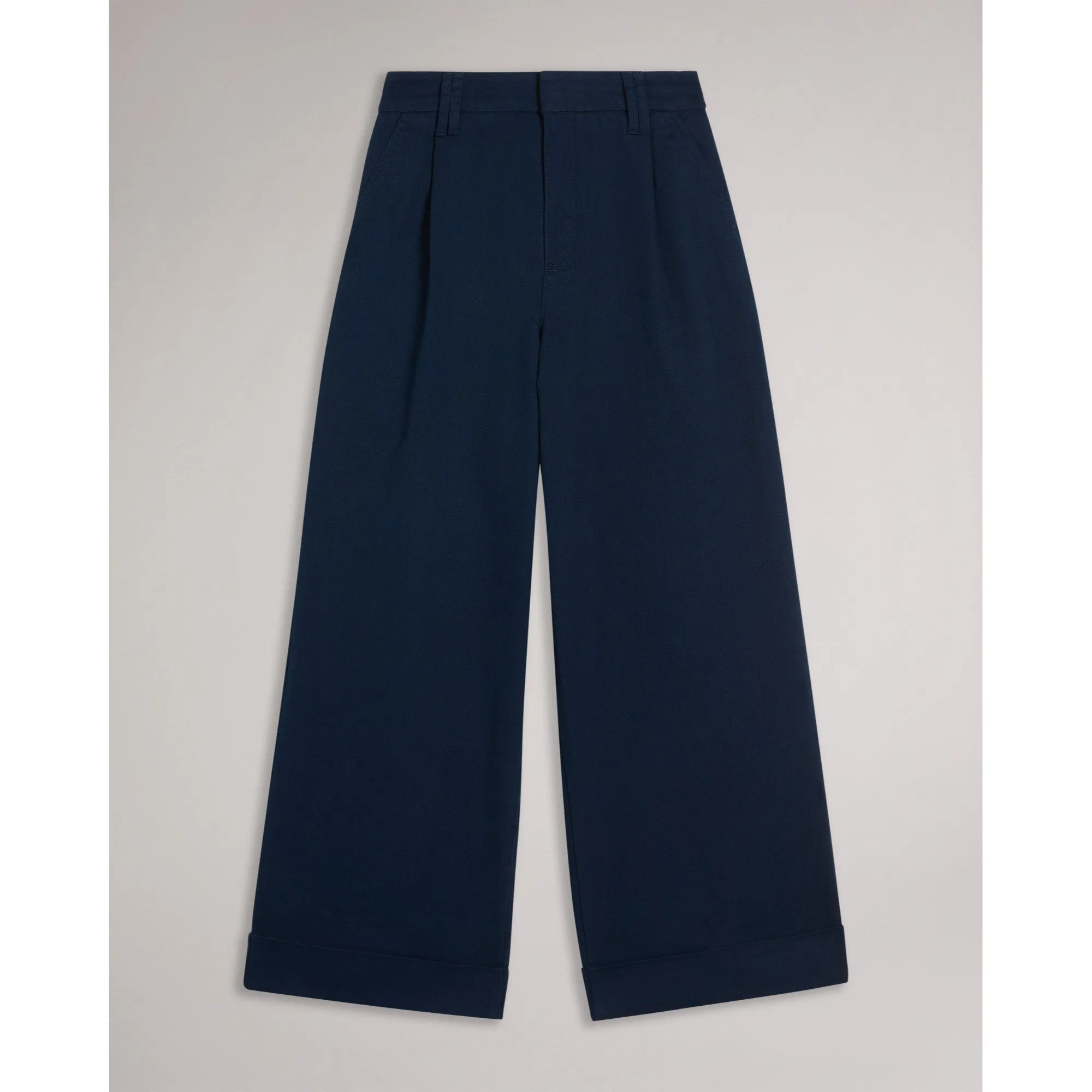 Women Wmt-Steviey-Wide Leg Trouser - Dk-Navy