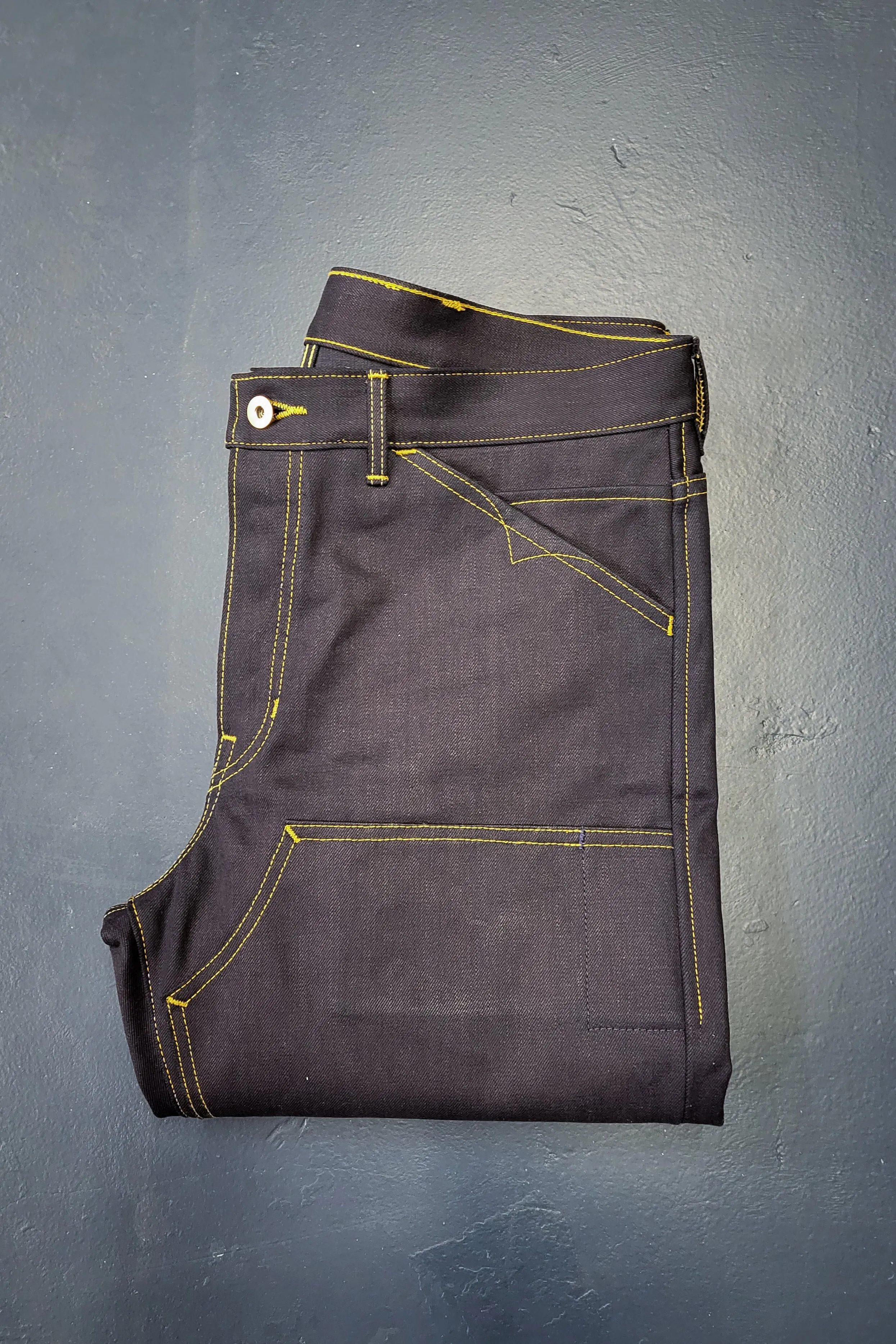 Work Pants - 14oz. Japanese Double Indigo Selvedge Denim