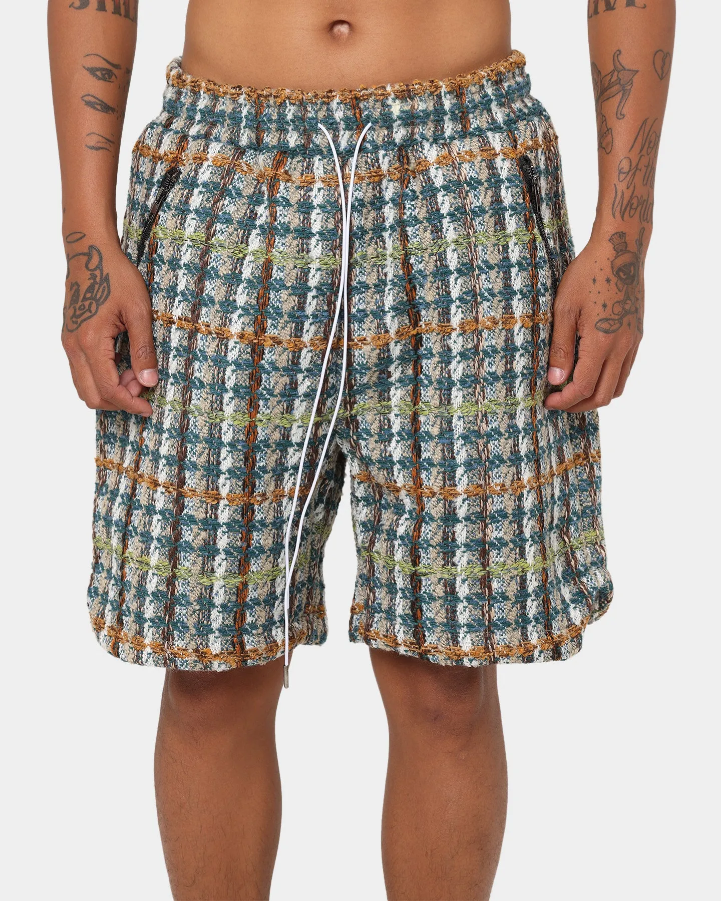 XXIII Tweed Shorts Blue