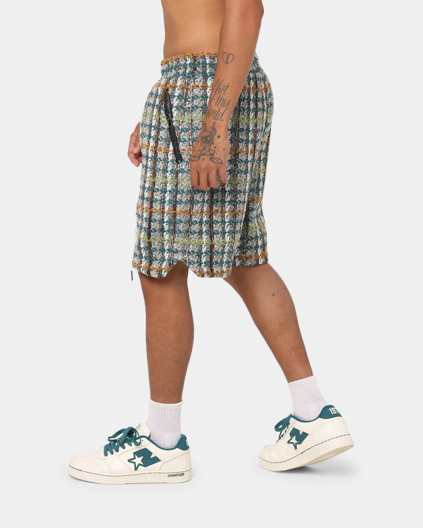 XXIII Tweed Shorts Blue